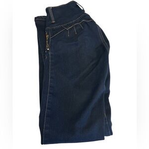 Tissini jeans super skinny fit button/zip close embroidery/rhinestones Size 3